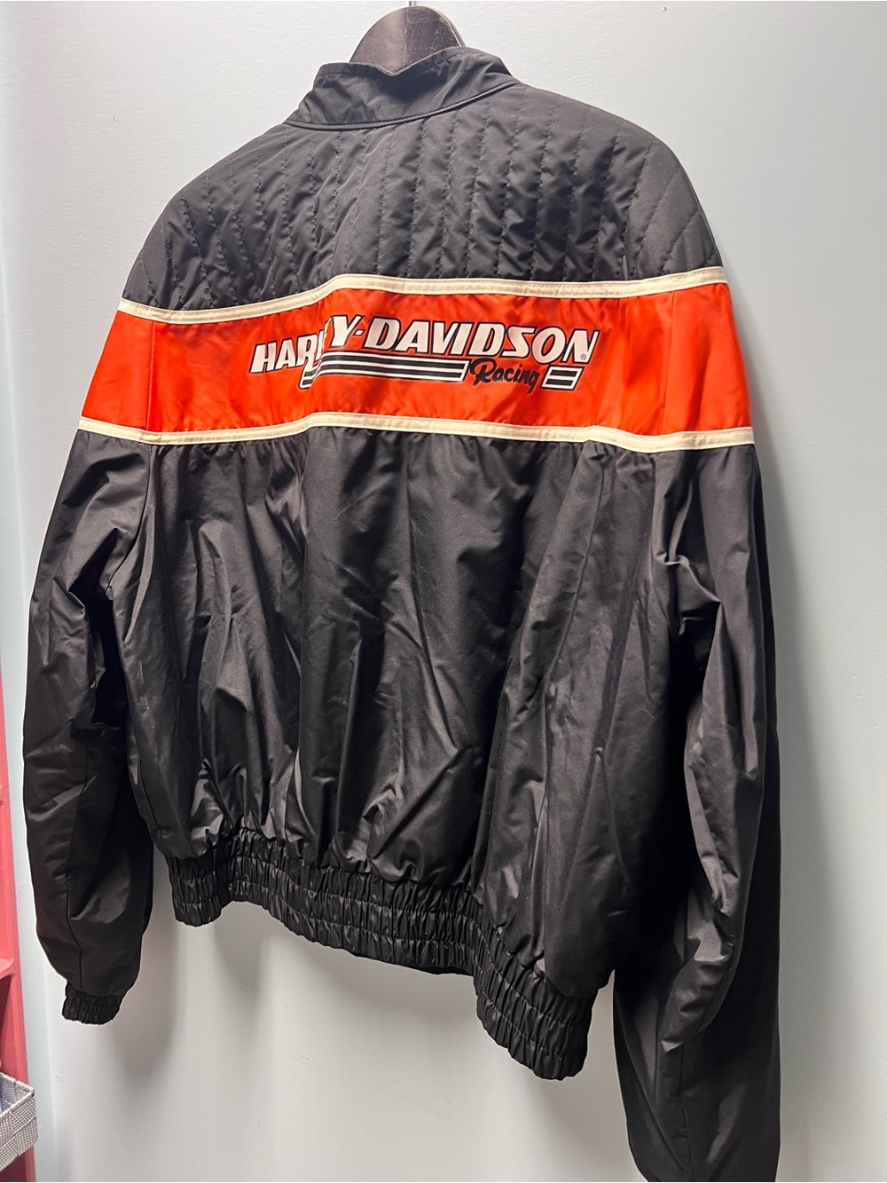 Harley-Davidson Men's Nylon Outer-Shell Zip-Up Racing Jacket - Picture 7 of 8